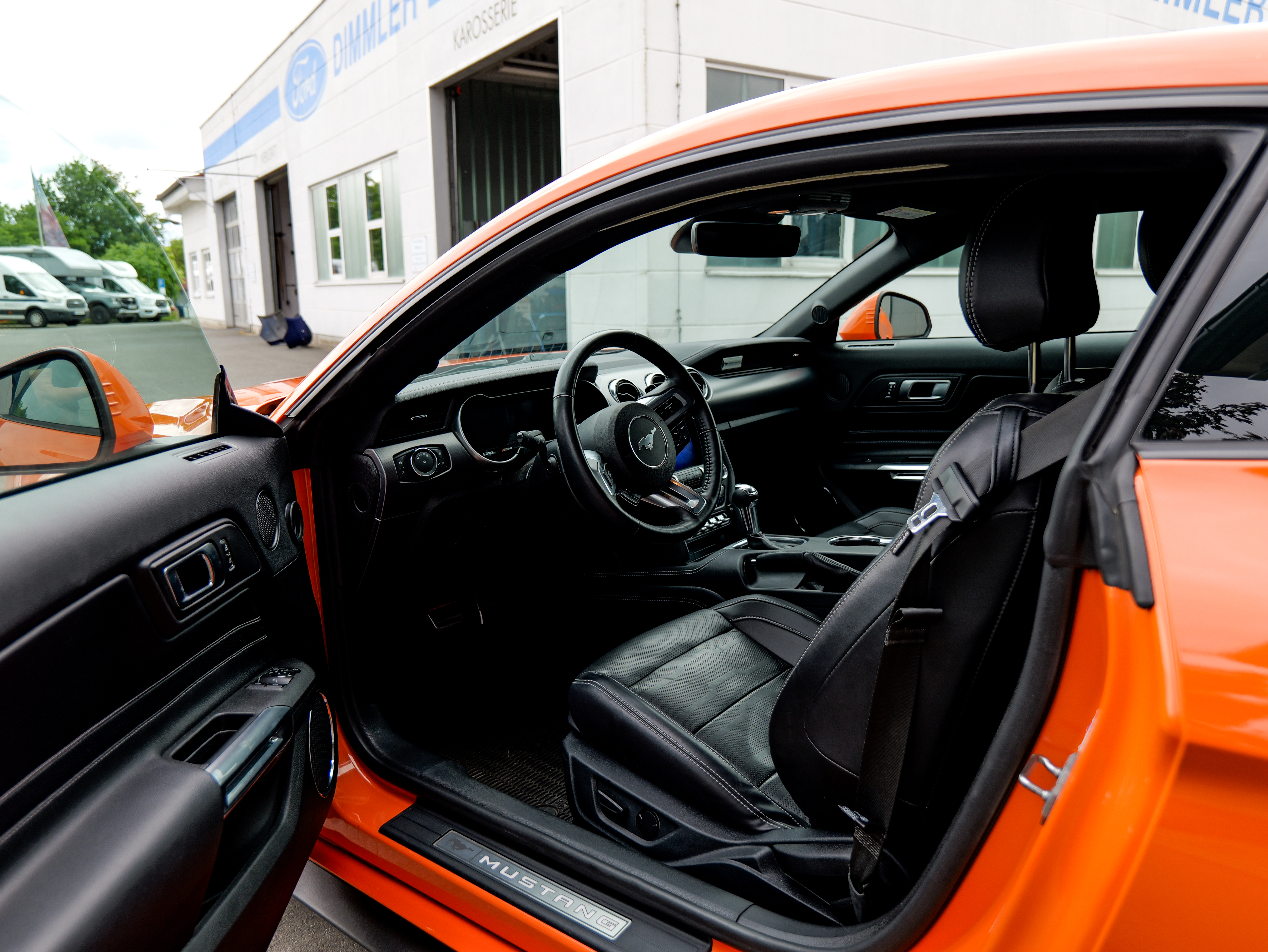 Detailaufnahme des Ford Mustang